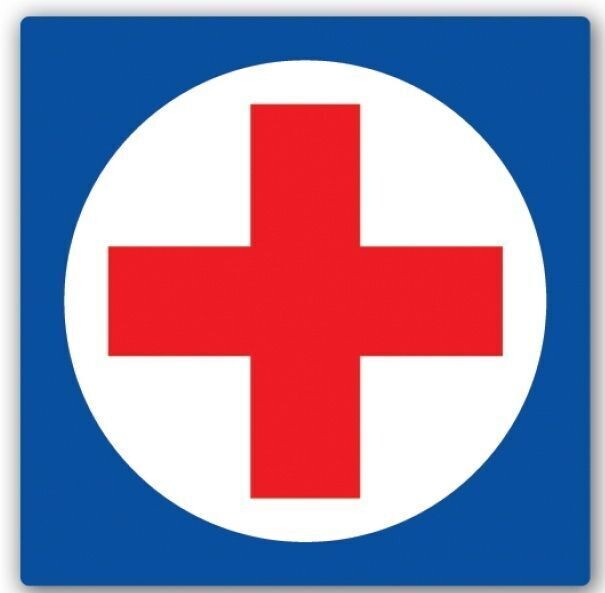 Знак "Врач за рулем", очень редкое явление в современных реалиях, к сожалению.
