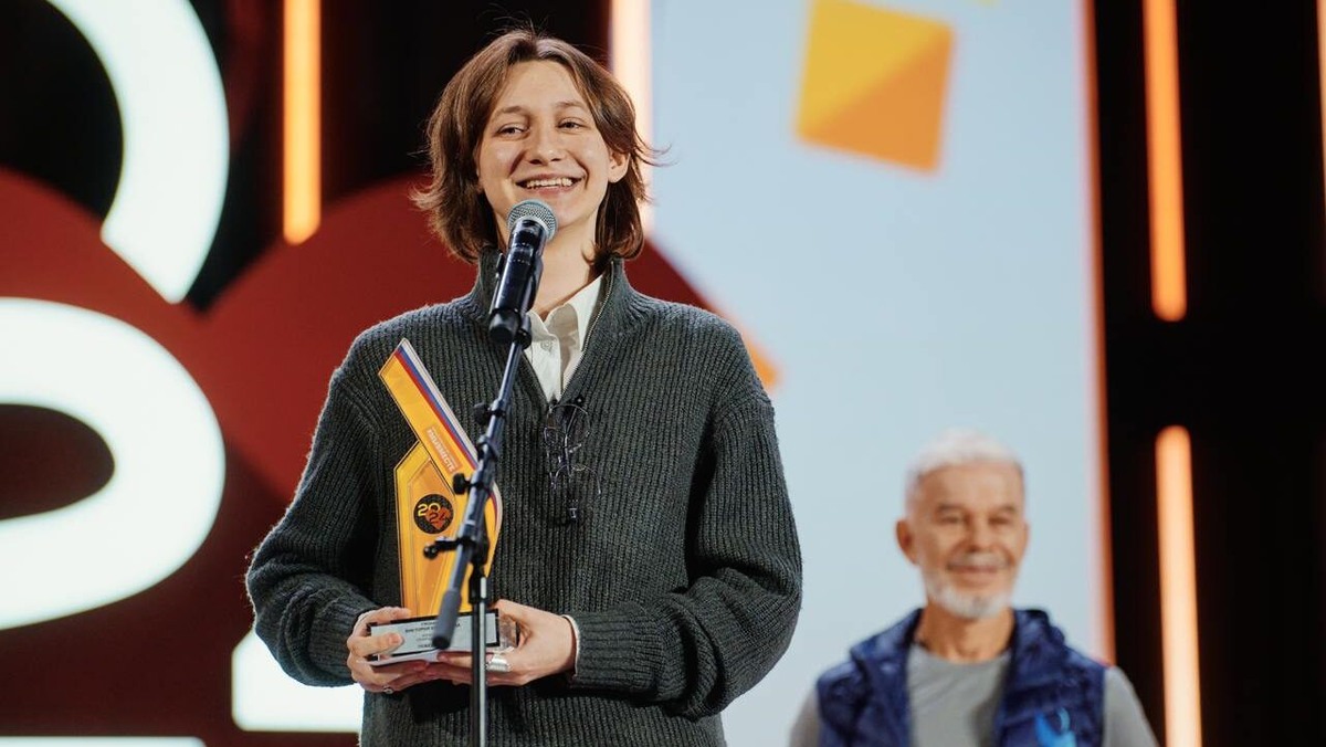    Виктория Громова на церемонии награждения Международной Премии #МЫВМЕСТЕ-2024 Фото: Добро.рф