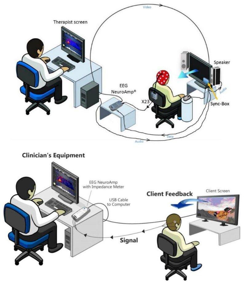 Считывание обратной связи от мозга.