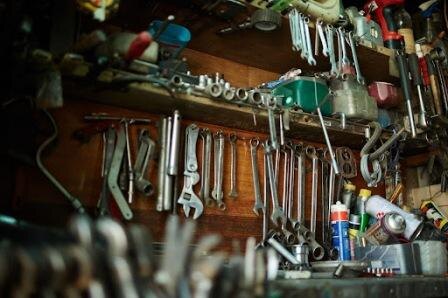Хранение инструментов в мастерской