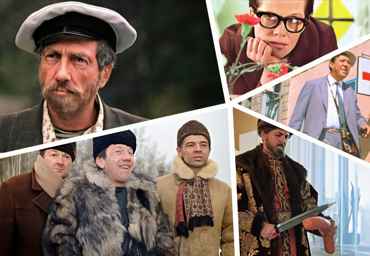 мой фотоколлаж - Тест по фильмам СССР. 20 непростых вопросов