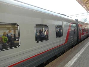 Поезд 283/284 на Курском вокзале