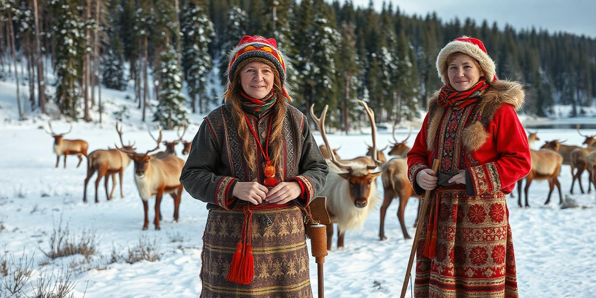 Фото: Саамы – коренной народ Севера  / Juliya Glebova/ сгенерировано ИИ