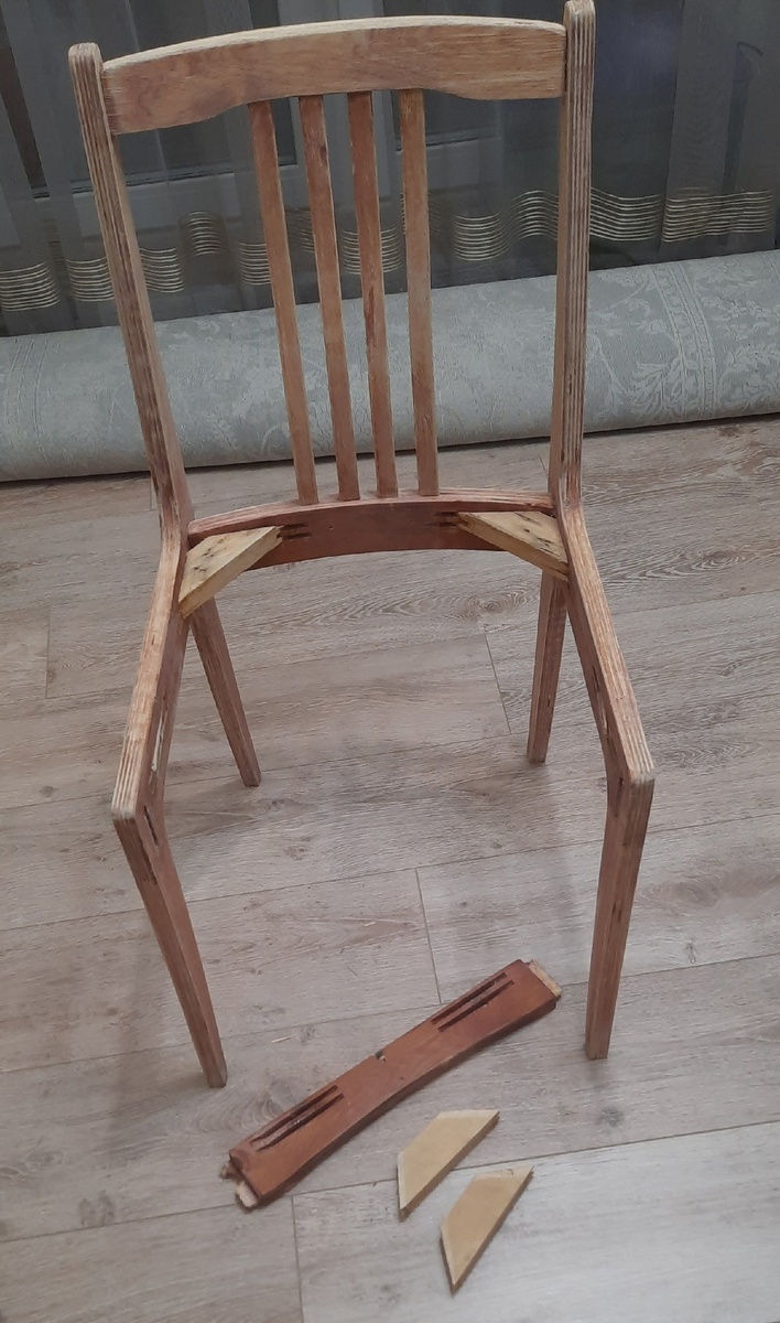 В процессе очистки