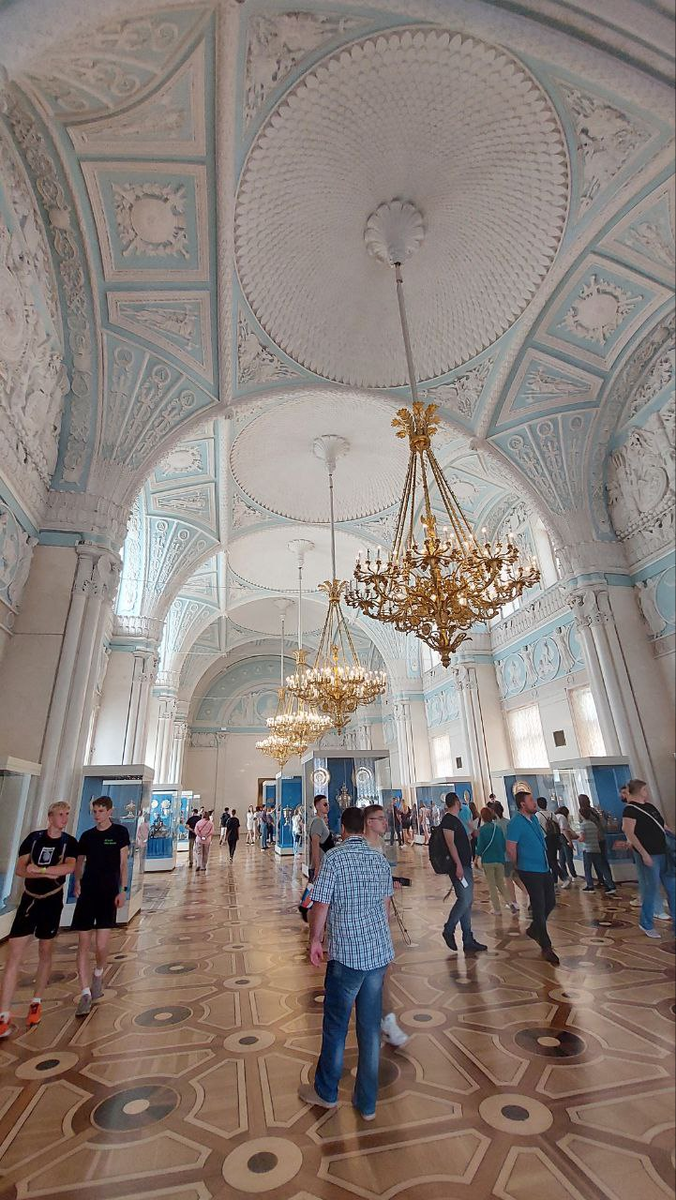 Александровский зал во всю длину, Зимний дворец, фото автора статьи