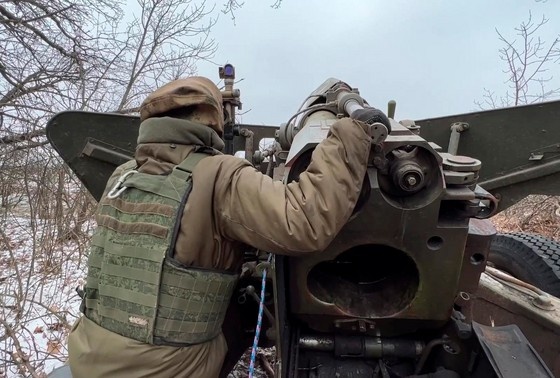    Военнослужащий ВС РФ в зоне СВО