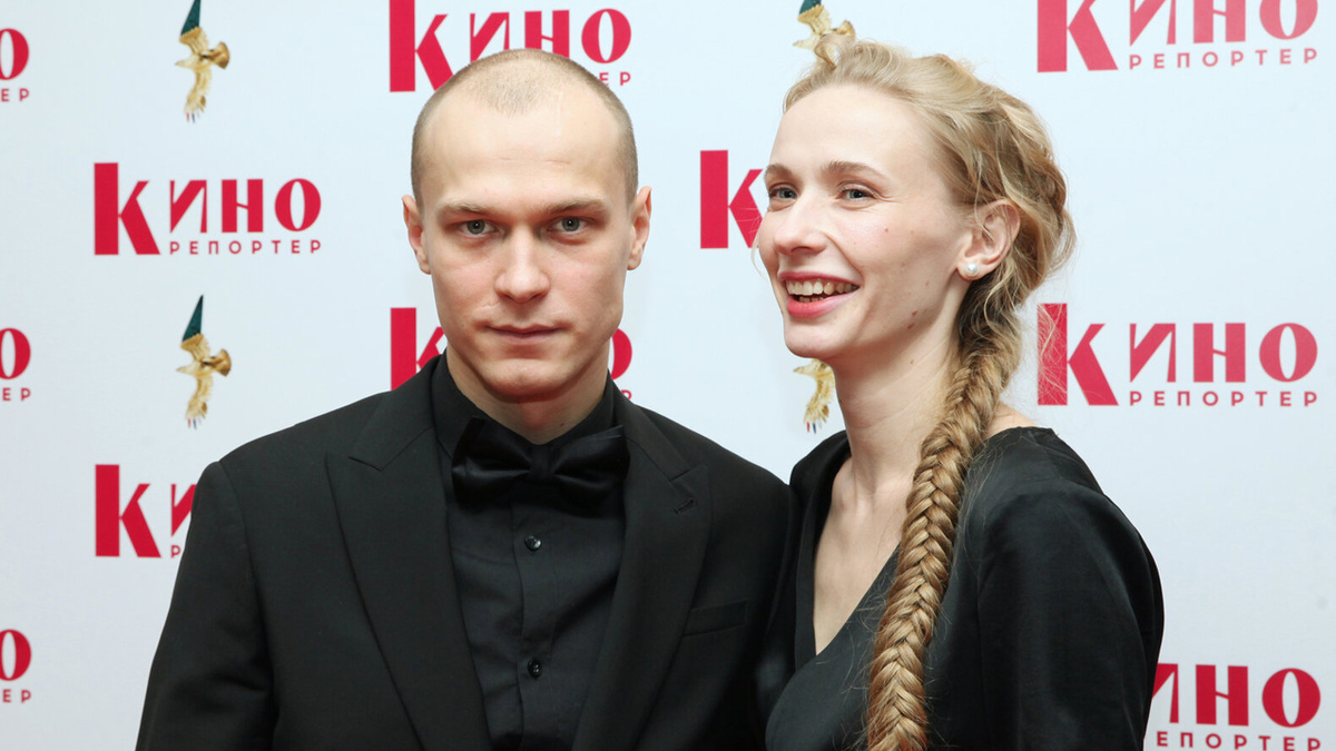 Юра Борисов с женой Анной Шевчук