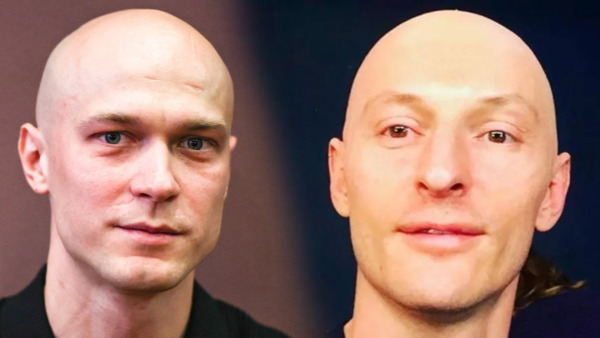 Юра Борисов слева, Павел Воля справа