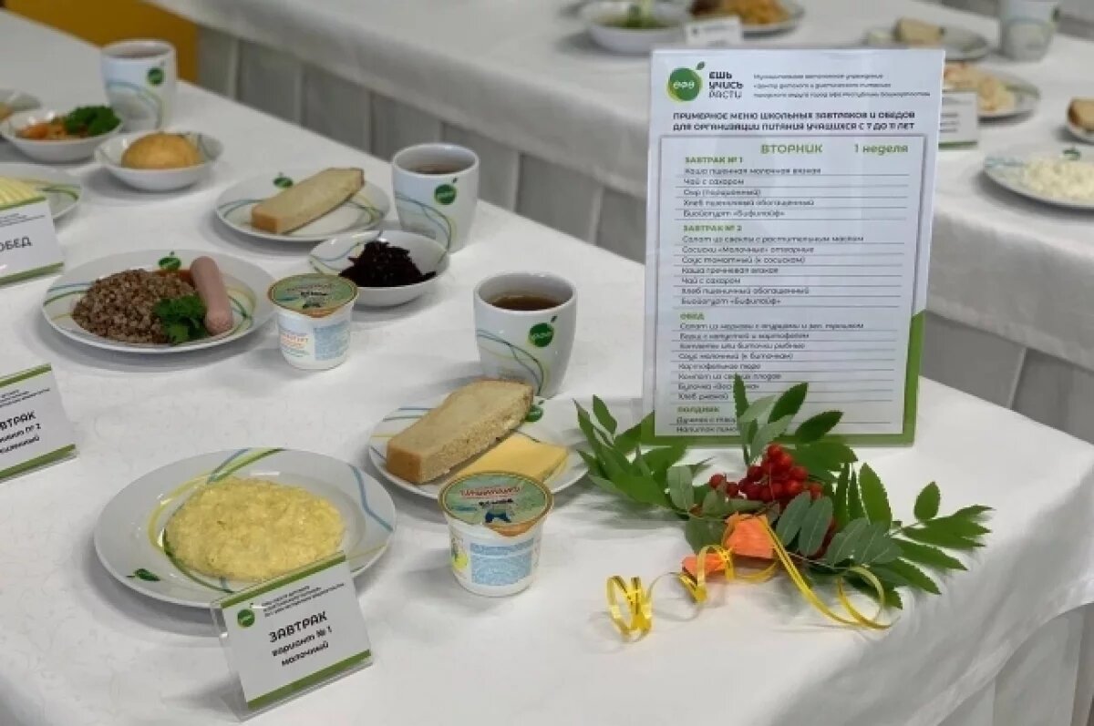   В Башкирии изменились правила питания в школах для детей участников СВО