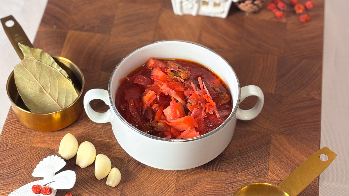 В конце он получится очень насыщенный