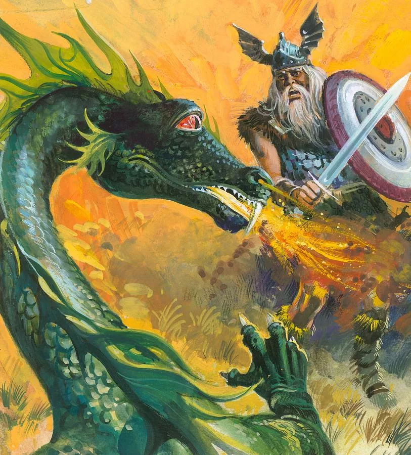 Скандинавы не носили рогатых шлемов зато так Беовульф брутальней!