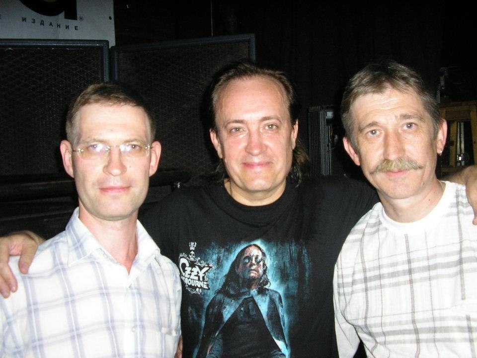 Автор, Валера Луничкин и Толя Белов (автор многих текстов для Валеры)