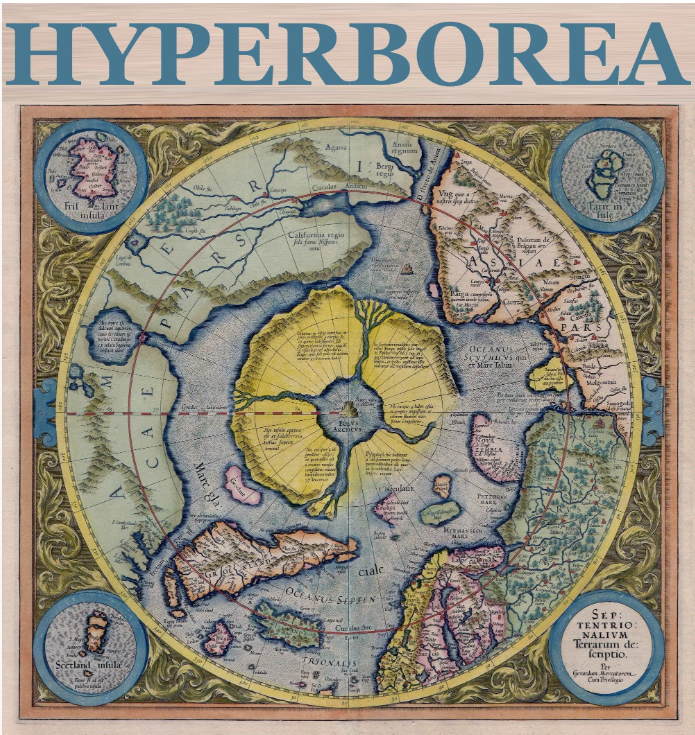 Карта Г. Меркатора "Гиперборея" 1569 год