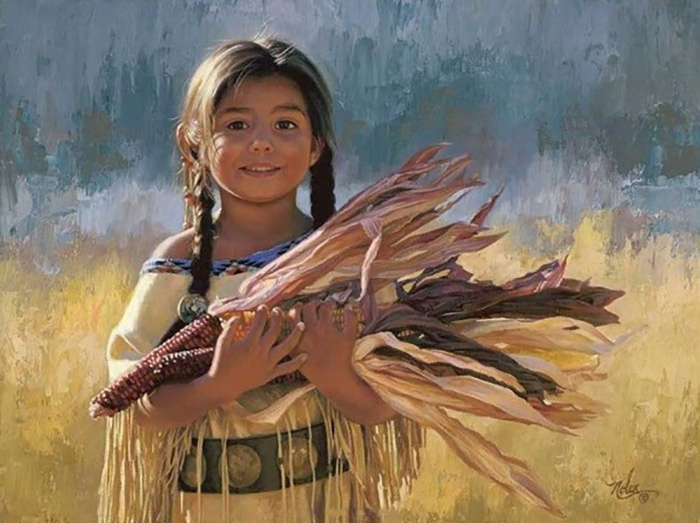 Кукуруза - ещё один дар индейцев. / Фото: pinterest.com