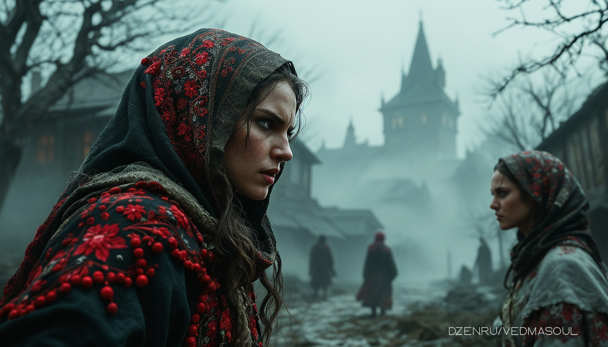 Авторское изображение @vedmasoul. Cгенерировано ИИ. Порча на выгон, чистка, ритуал