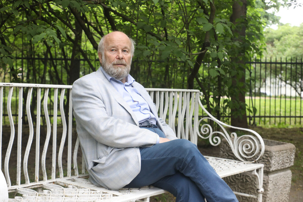 Сергей Михайлович Некрасов — директор Всероссийского музея А.С. Пушкина, ответственный редактор «Лицейской энциклопедии» и создатель музея Гавриила Романовича Державина в Петербурге. Фото: Александр Глуз  "Петербургский дневник".
