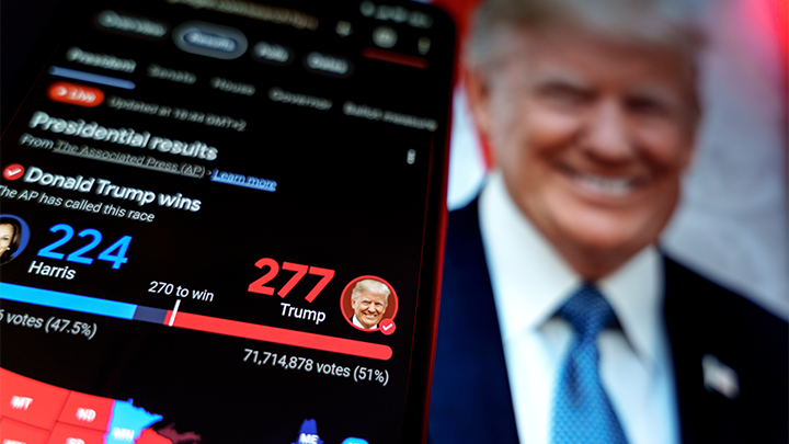    Главной задачей Трампа как кандидата в президенты было не позволить сопернику стать миротворцем. Фото: Rokas Tenys/Shutterstock