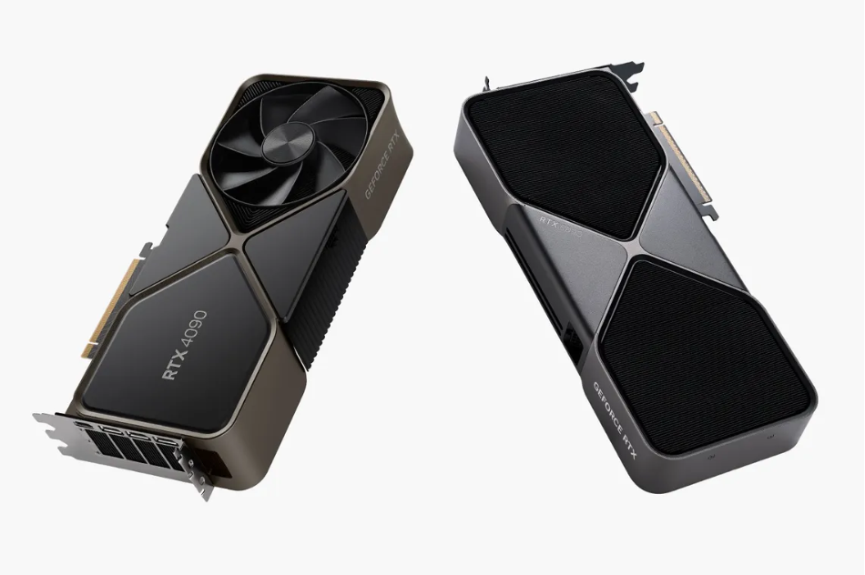 RTX 4090 и RTX 5090 одинаковой длины, но RTX5090 выглядит намного тоньше