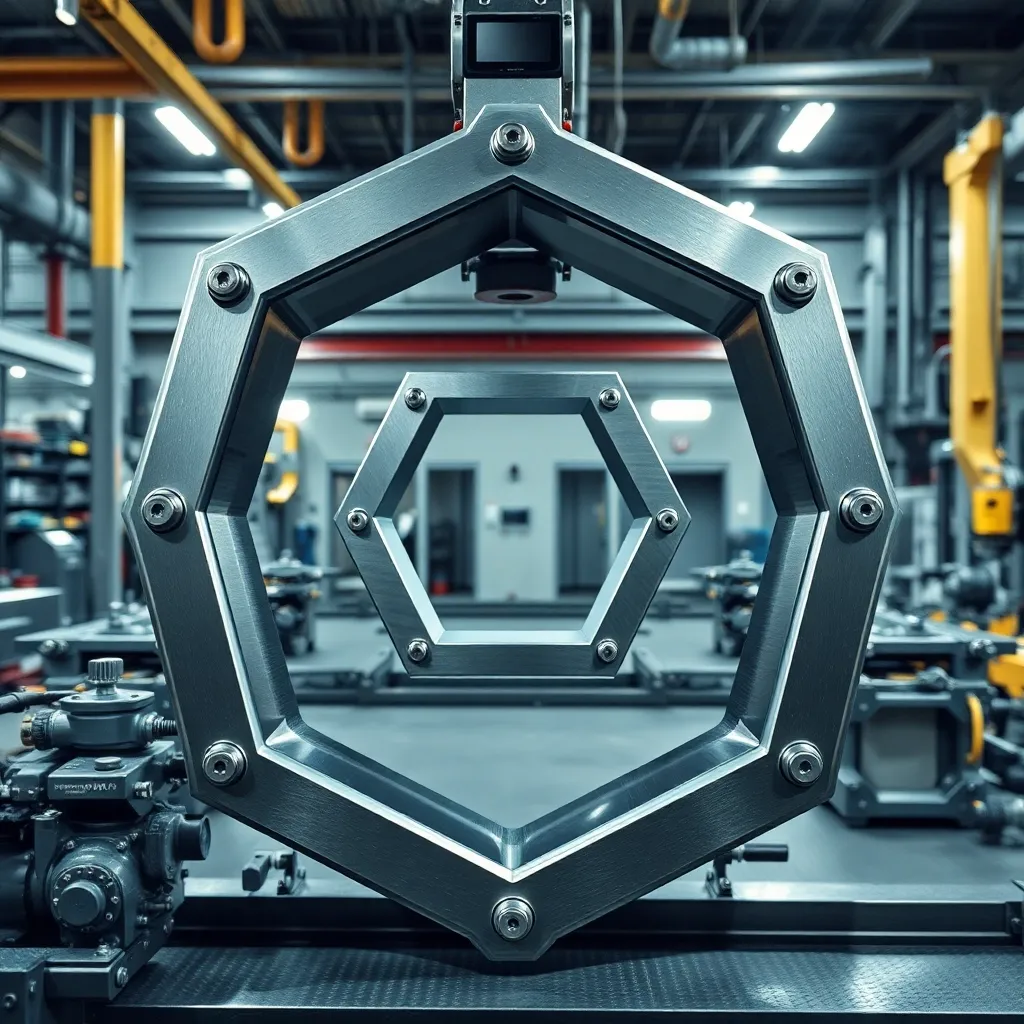 Титановый шестигранник  в промышленности