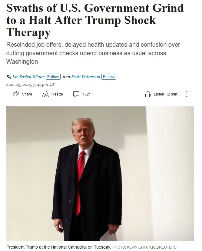    Фото: скриншот статьи WSJ