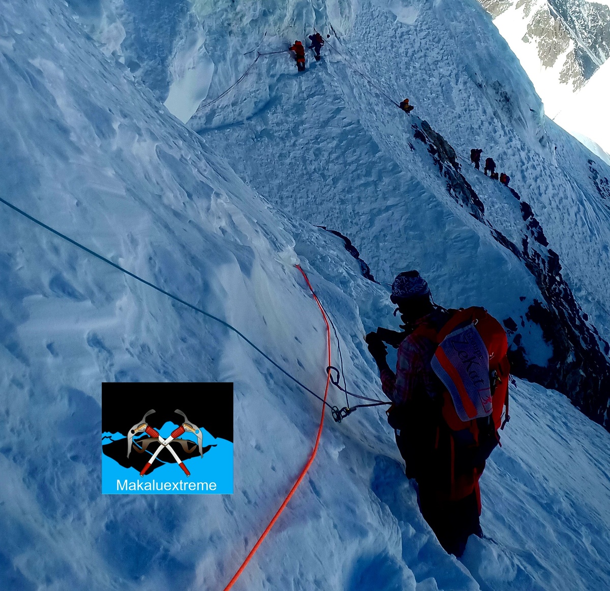 Восхождение на К2 с Макалу Экстрим, бутылочное Горло