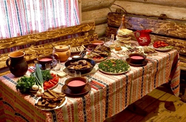 Блюда русской кухни.