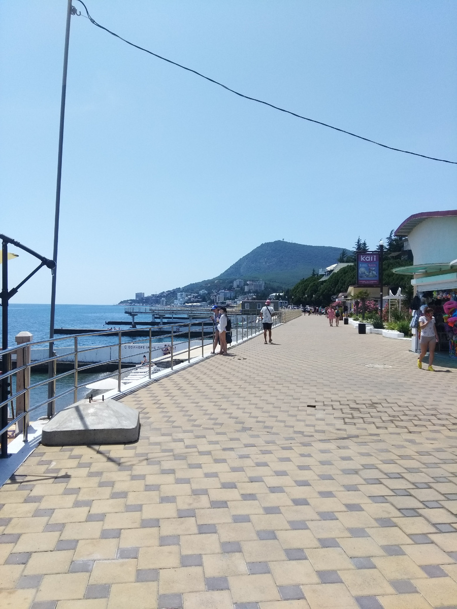 набережная Алушты