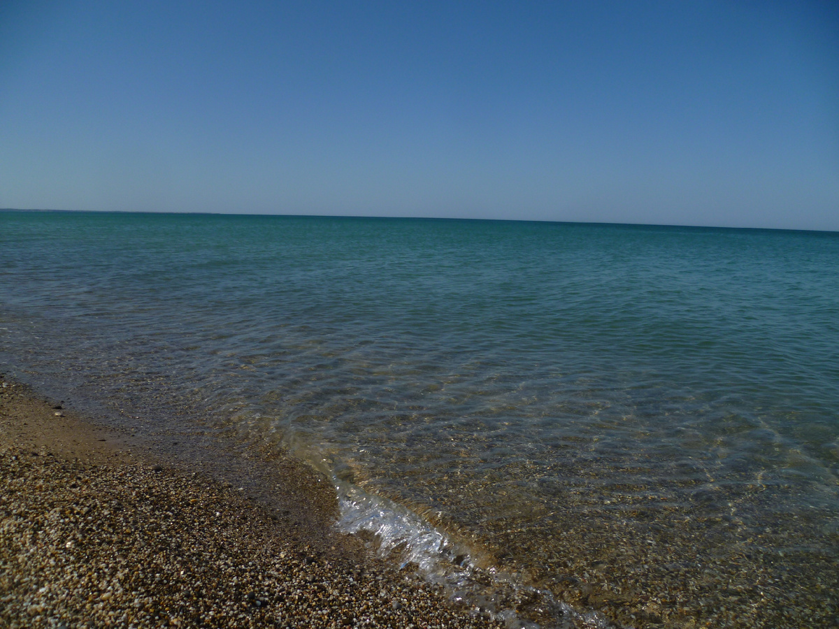 Николаевка, дикий пляж