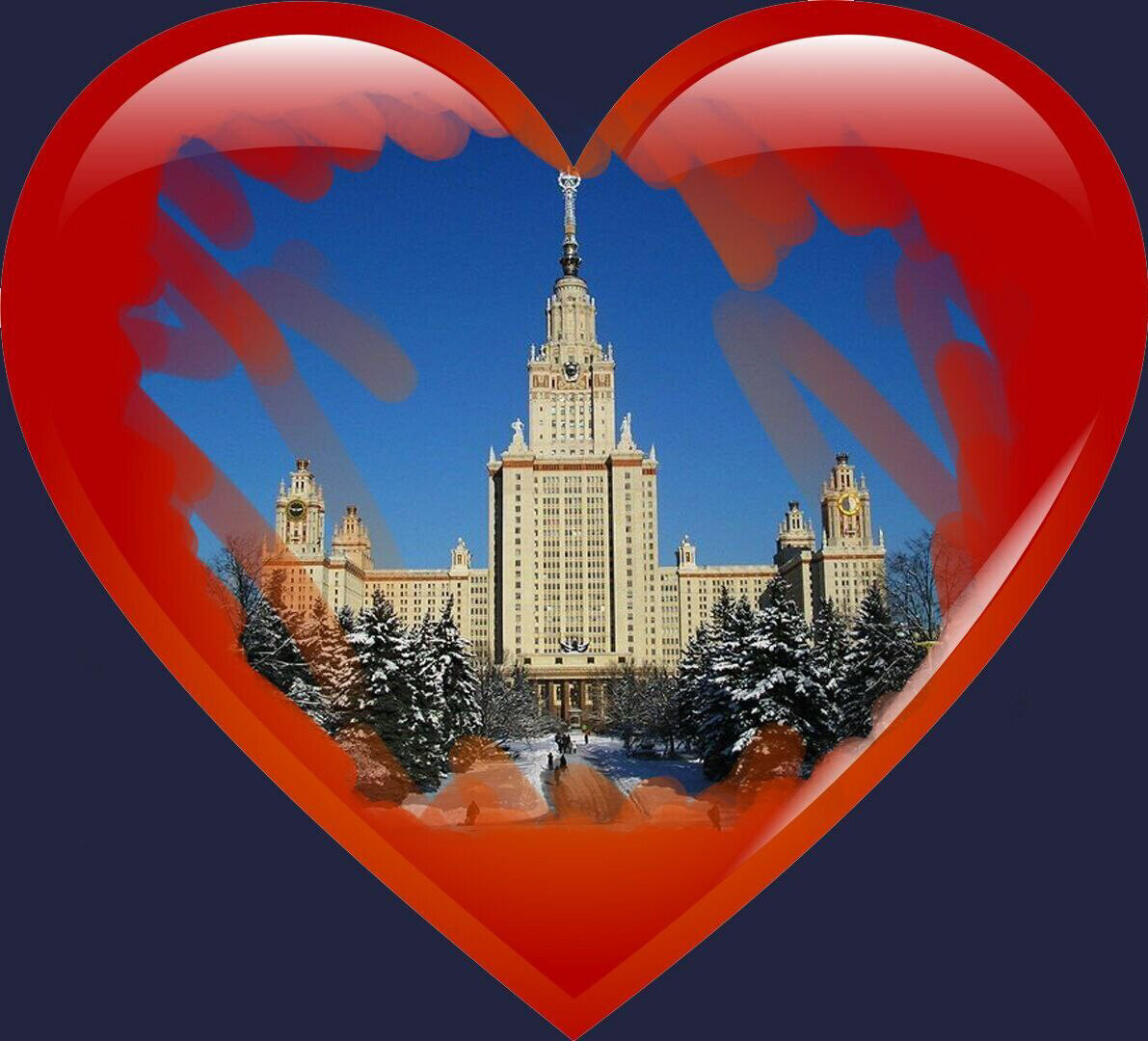 Фотоколлаж однокурсника