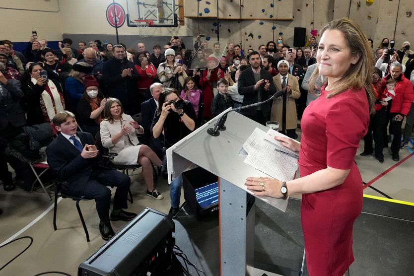    Христя Фриланд    
Фото: Zuma / TASS