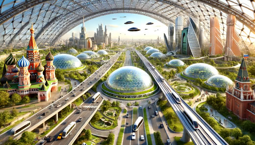 Москва через 100 лет. Какой ее видит искусственный интеллект