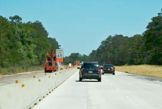 Бетонная дорога в США