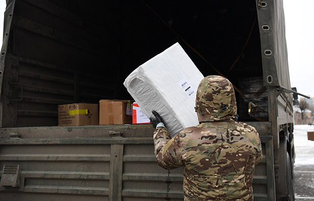 Тверская область направила на СВО груз для мобильного госпиталя