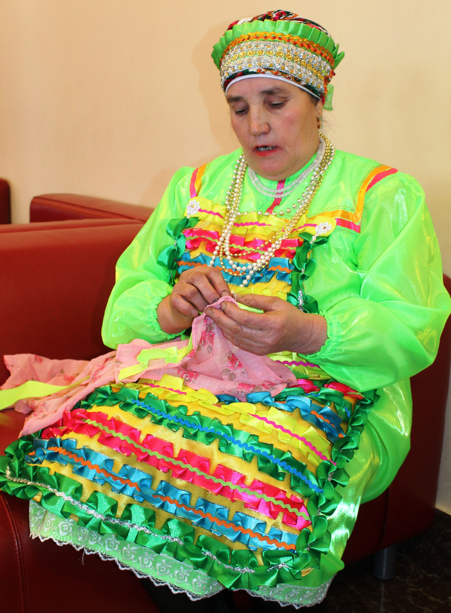 Лидия Мустайкина из деревни Пичеполонга.