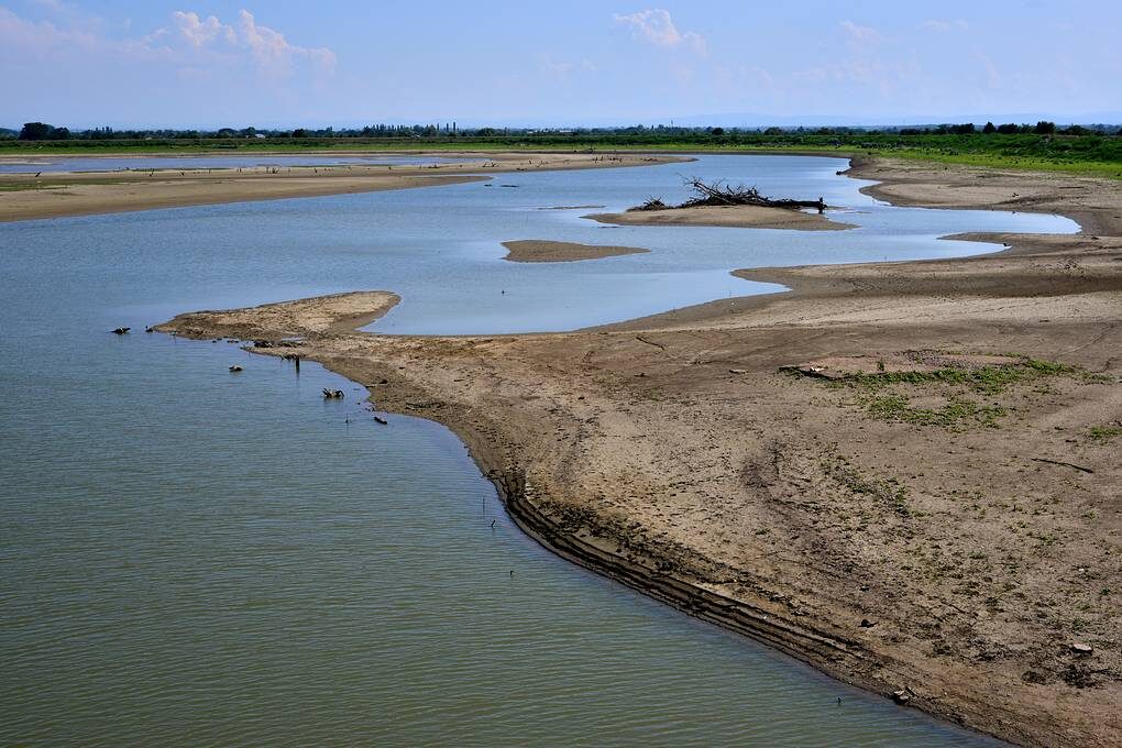 Последствия засухи на реке Псекупс в Адыгее © Игорь Онучин/ТАСС
