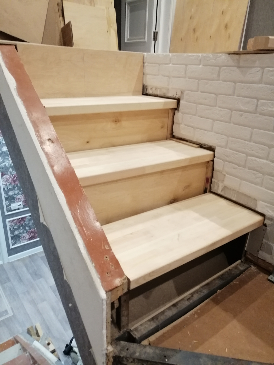 ... и первая примерка новых