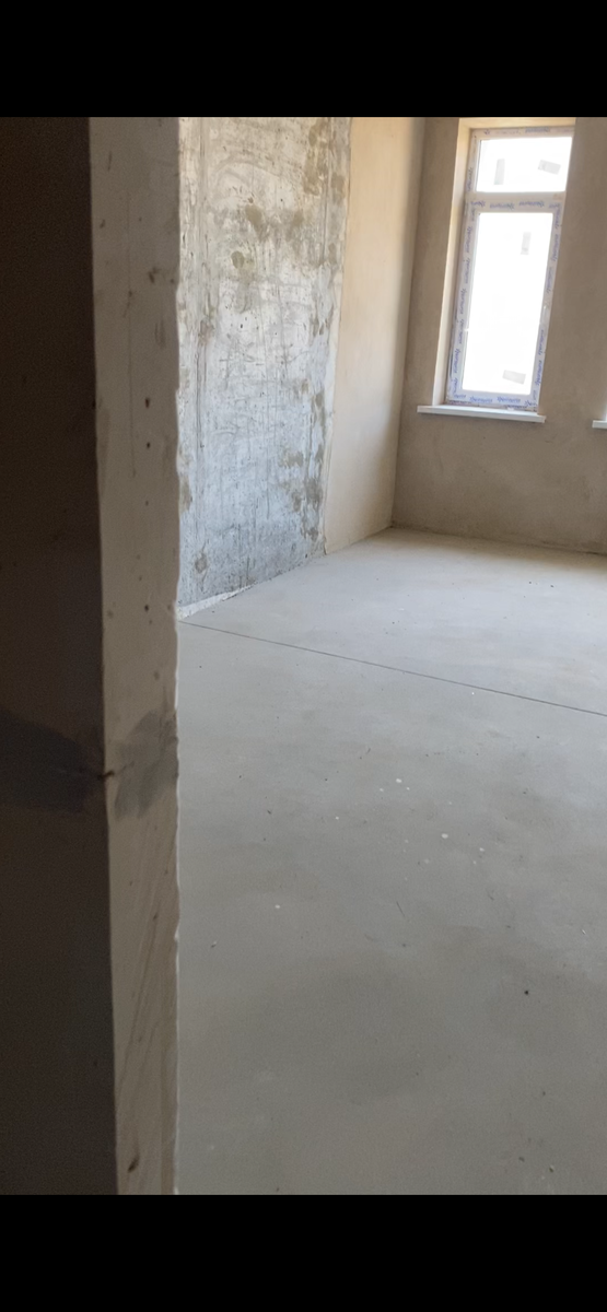 Черновая. Первое фото сразу после сдачи-приемки