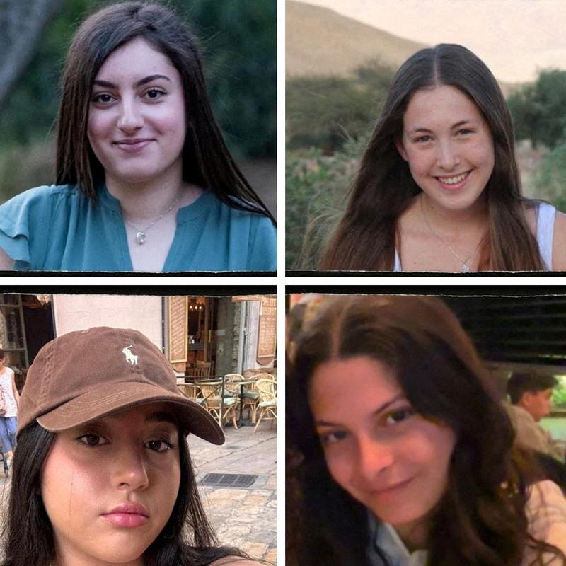 Bring Them Home Now / Reuters📷Заложницы Карина Ариев, Наама Леви, Лири Альбаг и Даниэла Гильбоа