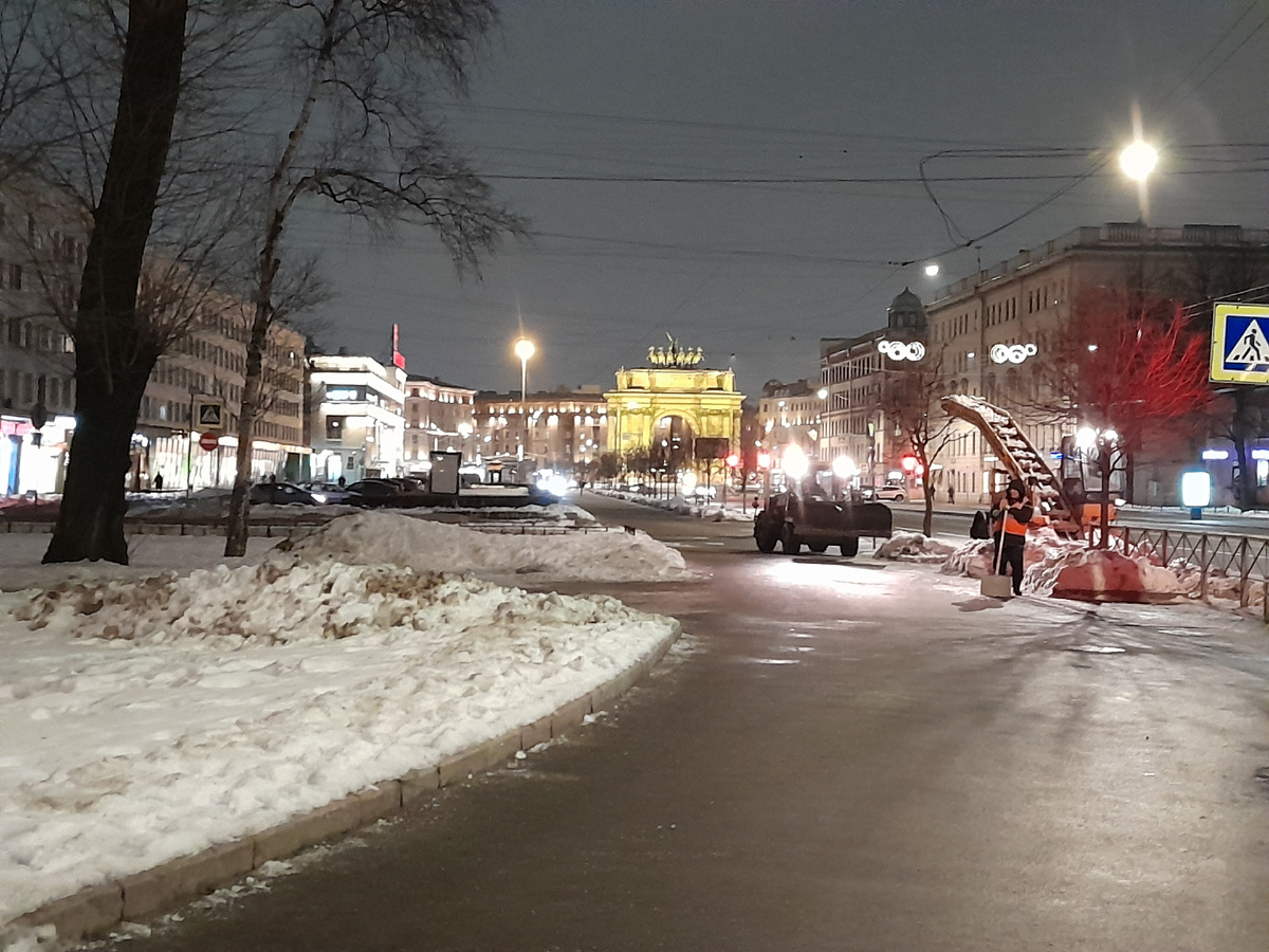 Питер в районе Нарвской площади