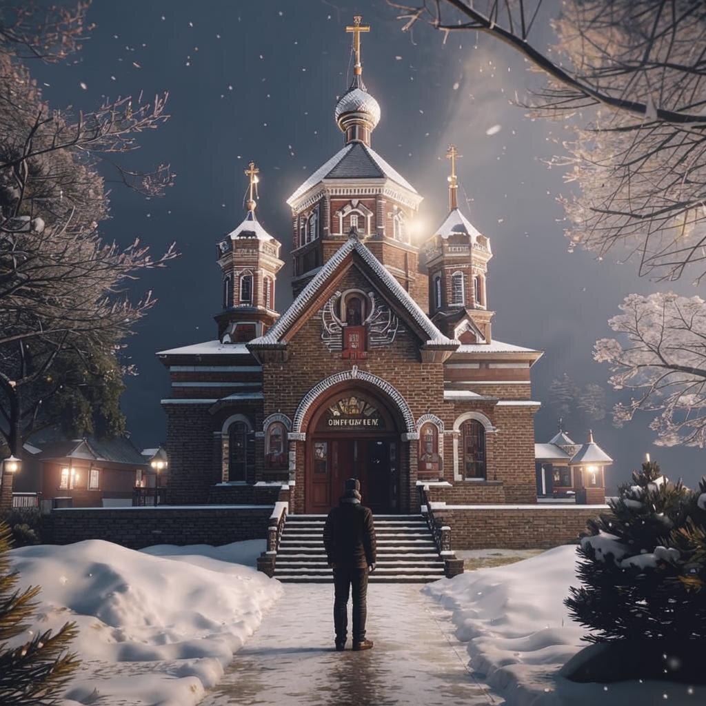 В этот храм он попал случайно. Накануне, в очередной раз, едва не поцапался с женой. 