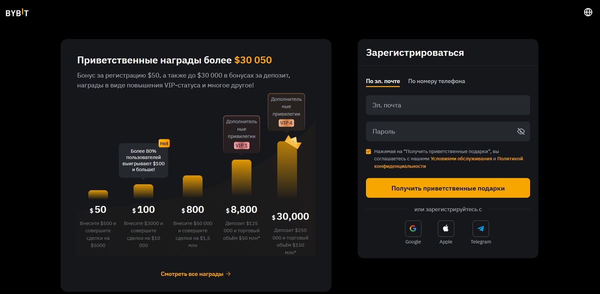 Криптокошелек ByBit Wallet