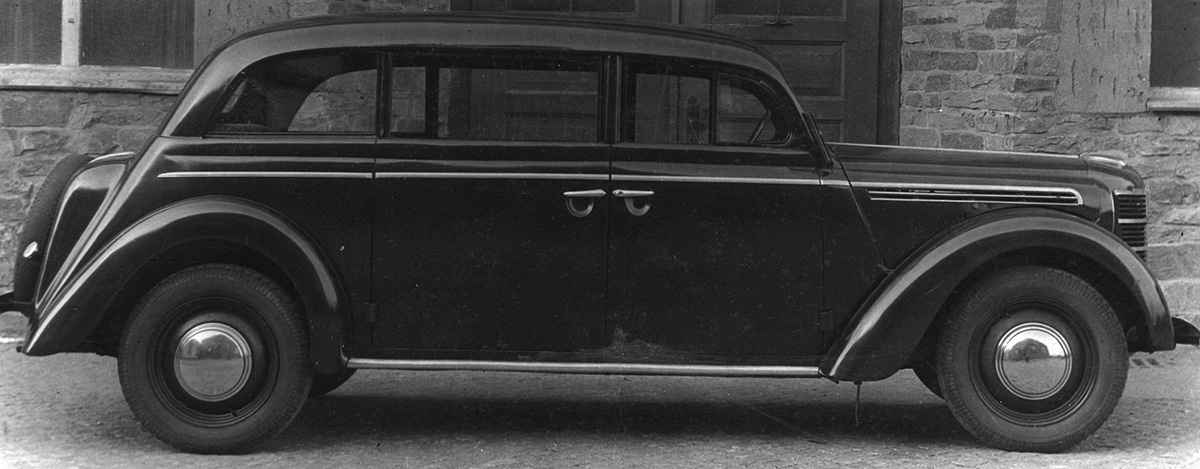 Опытный образец удлиненного «Москвича». Германия, 1945 г.