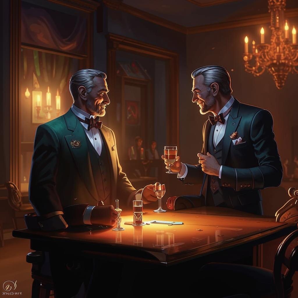 - Доставай рюмки, - безмятежно улыбаясь, Илья поставил на стол бутылку самого дорогого коньяка.