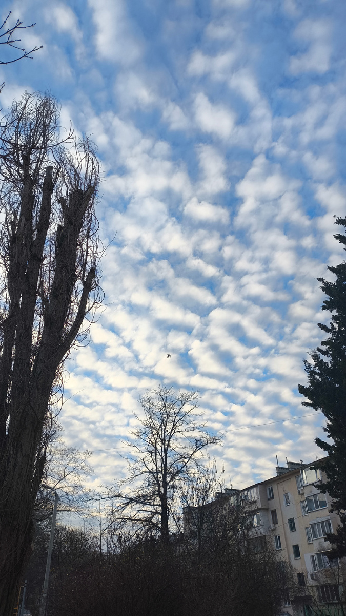 Вот такое небо было в городе