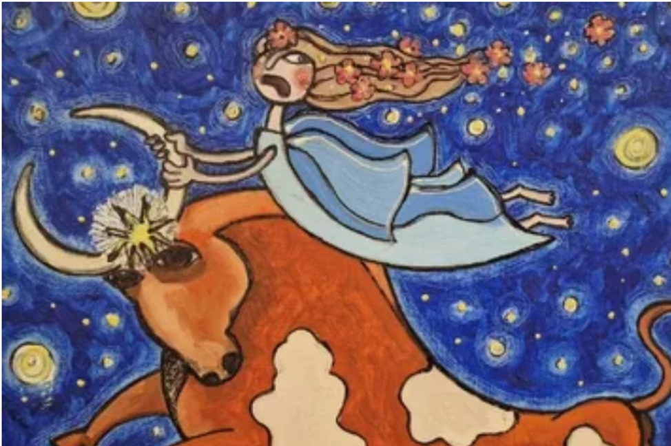 Фрагмент картины «похищение Европы»: Европа сама все сделала для ее «похищения» и «расхищения».