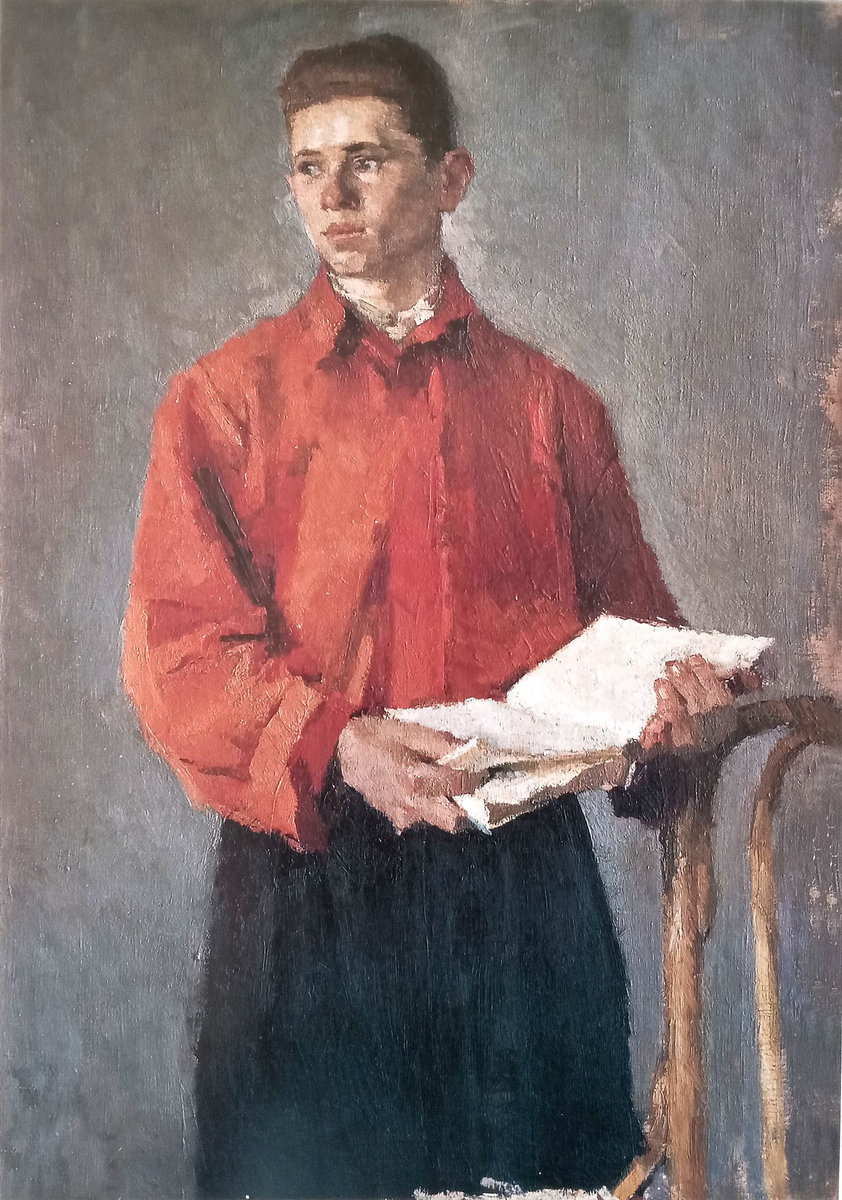 Т.Н.Яблонская. Мальчик с книгой. Конец 1930-х.