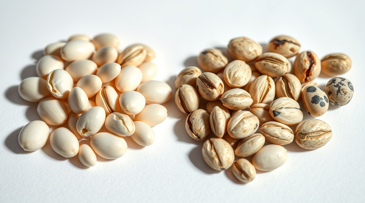 Визуальные признаки качественных и некачественных семян