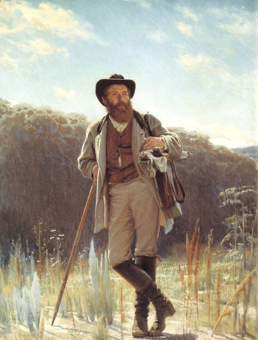  И.Н. Крамской. Портрет художника Ивана Ивановича Шишкина (1831-1898), 1873 год. Из собрания Третьяковской галереи. Источник: www.tretyakovgallery.ru