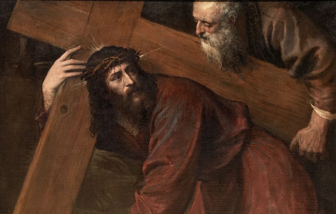 Христос на пути к Голгофе, картина Тициана.