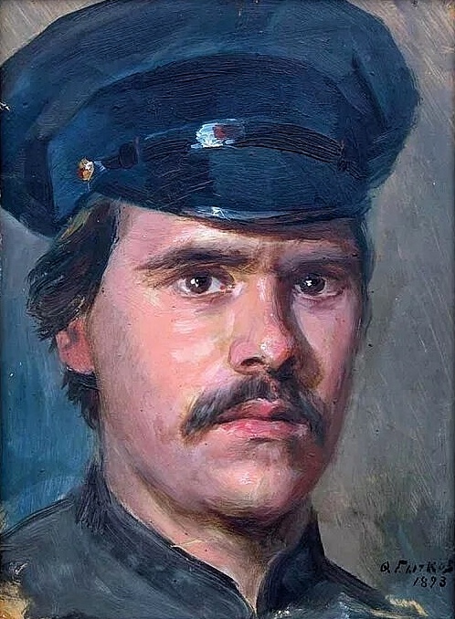 Сычков Ф. В. Автопортрет. 1893 год.
